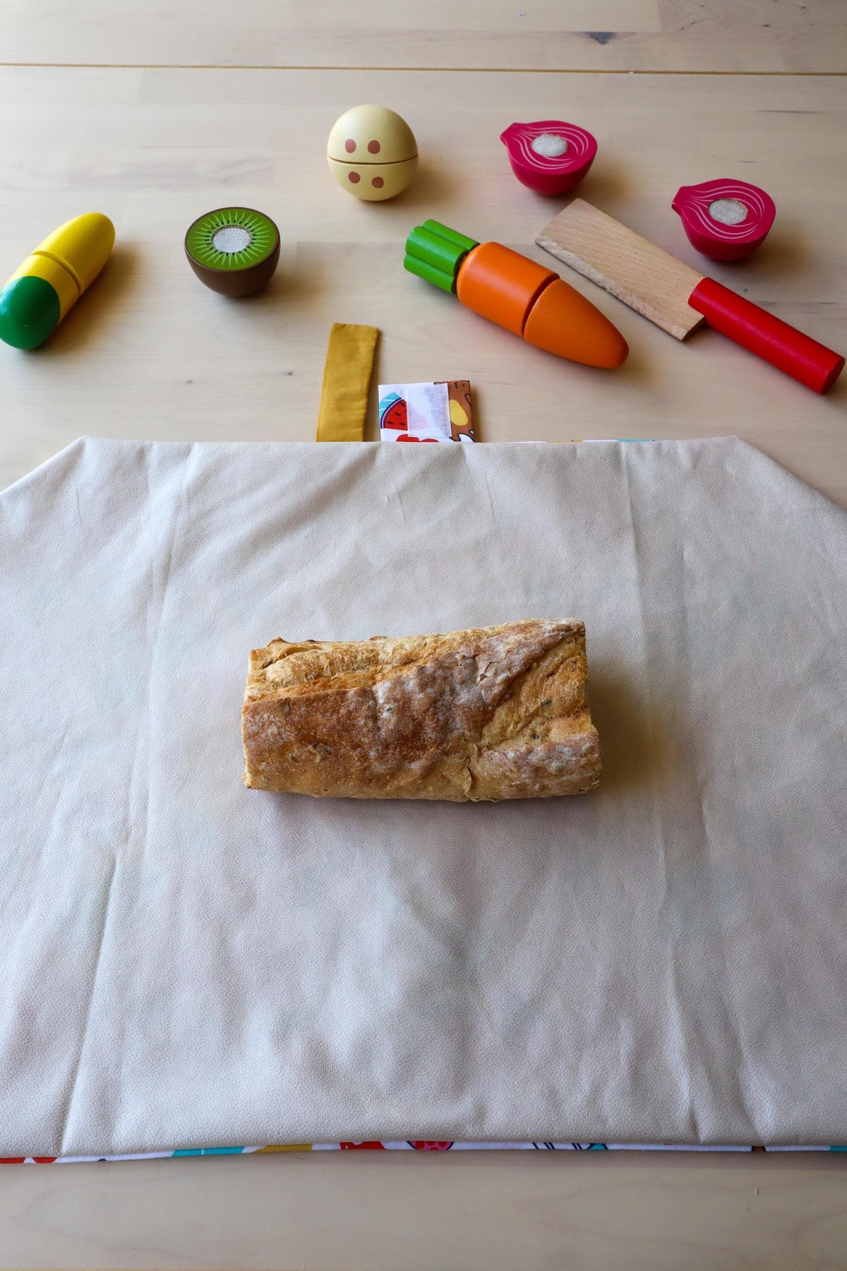 Emballage sandwich en tissu alimentaire