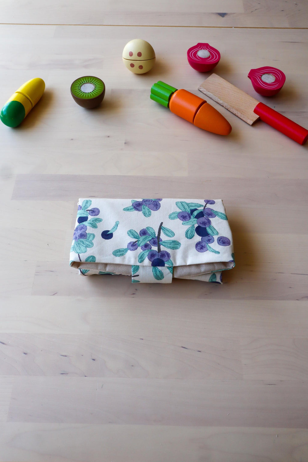 Pochette lunch fait main personnalisée