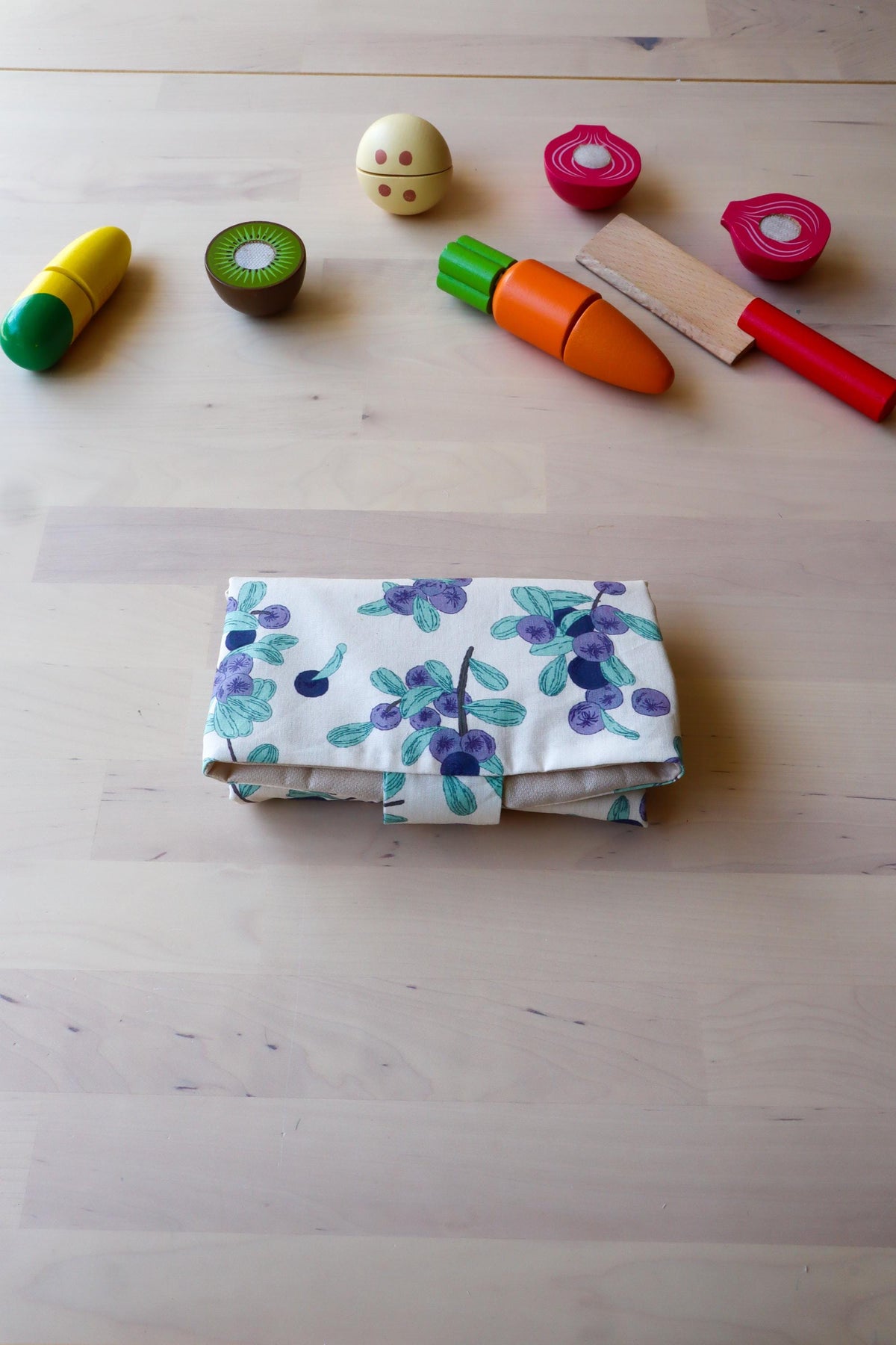 Pochette lunch fait main personnalisée