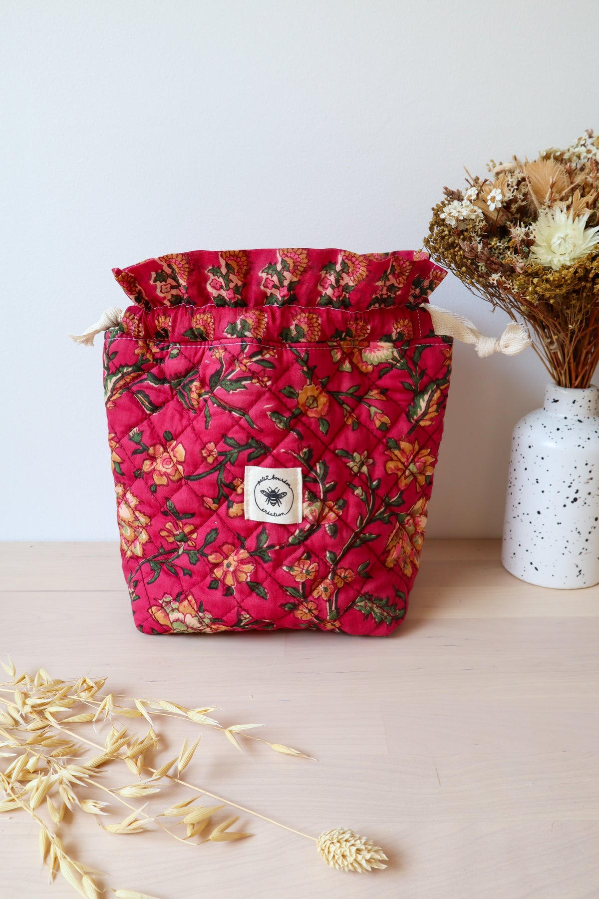 Pochette sac fait main personnalisée
