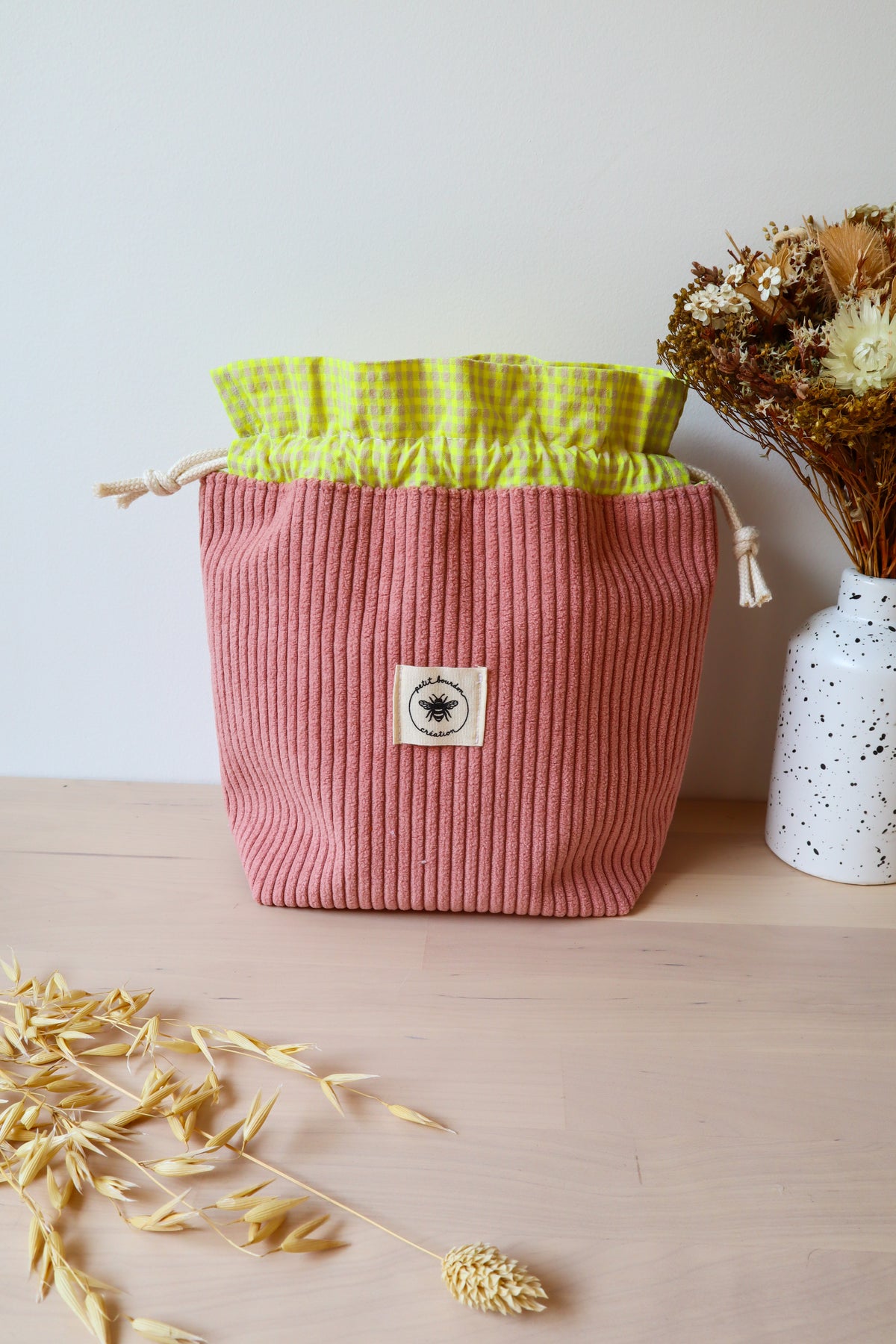 Pochon cadeau original fait main