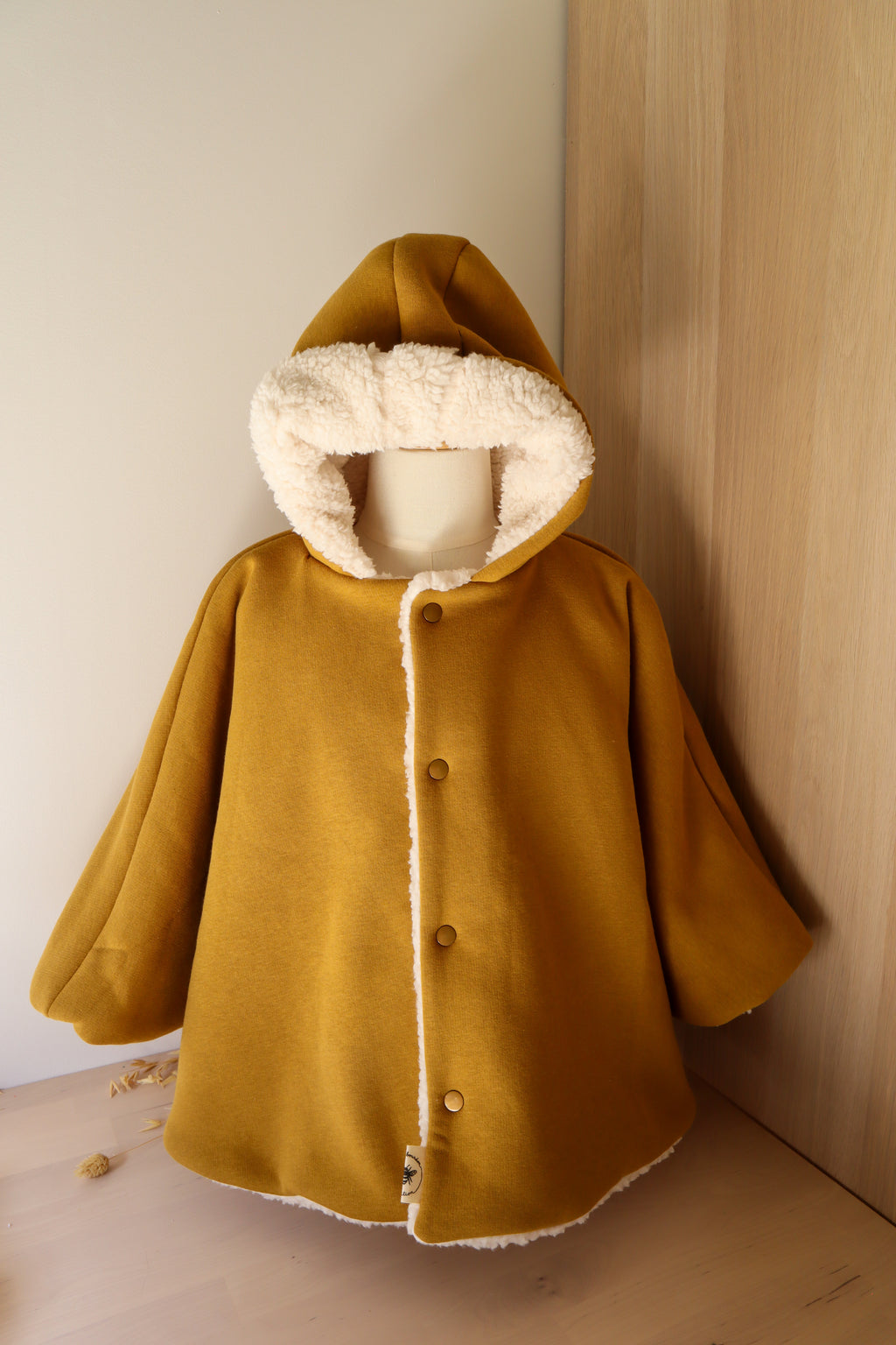 Poncho réversible cadeau de naissance