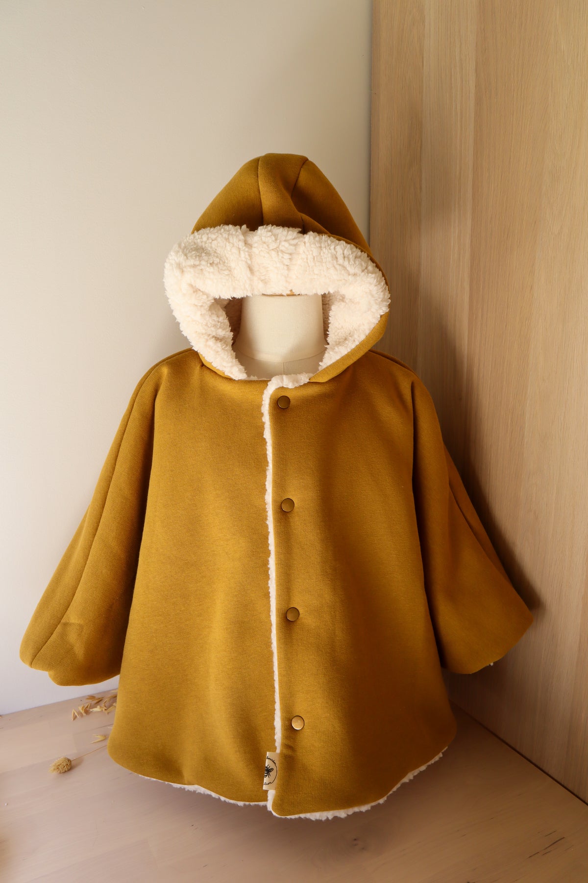 Poncho réversible cadeau de naissance