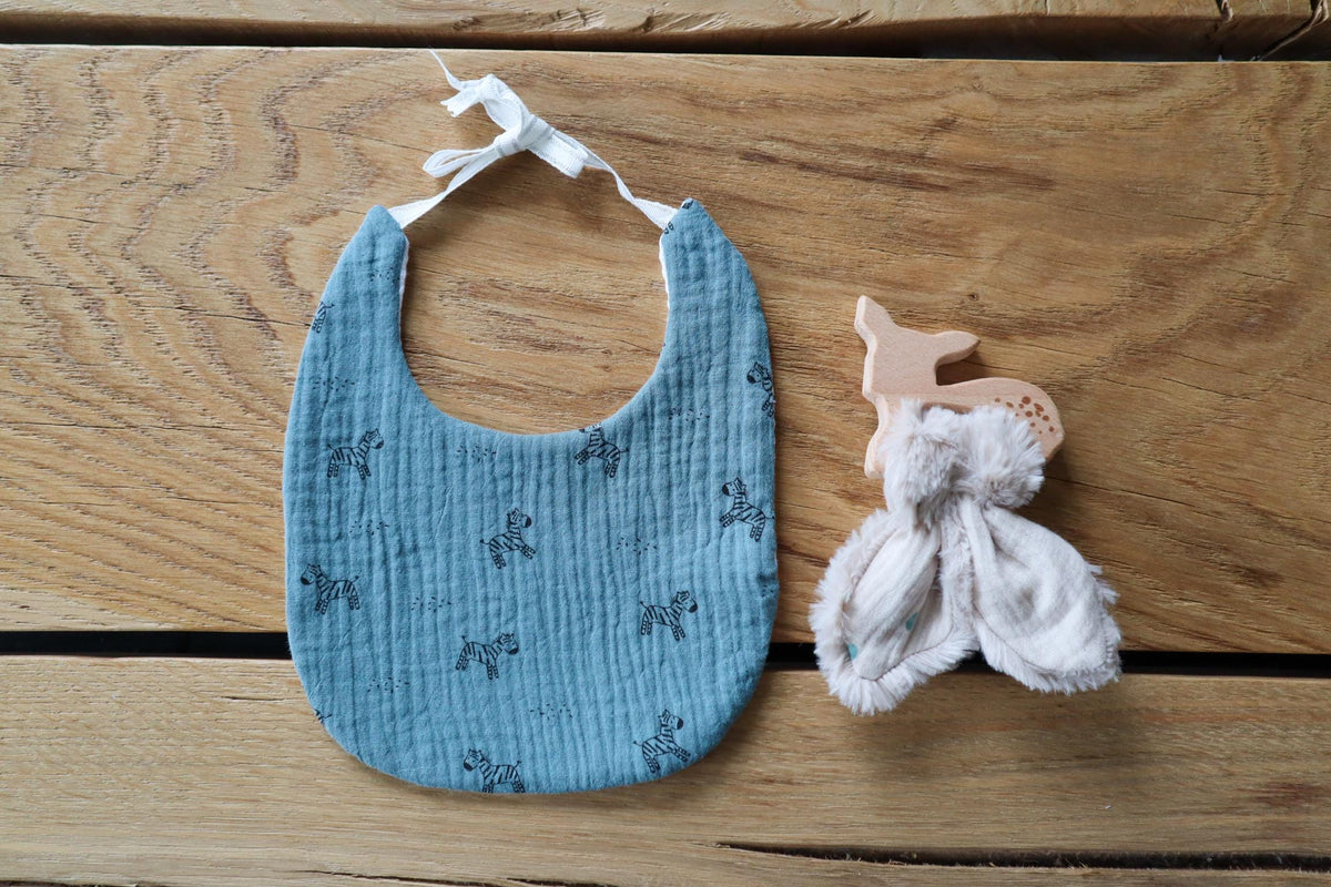 Bavoir bébé tout doux personnalisé
