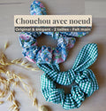 Chouchou nœud personnalisable fait main