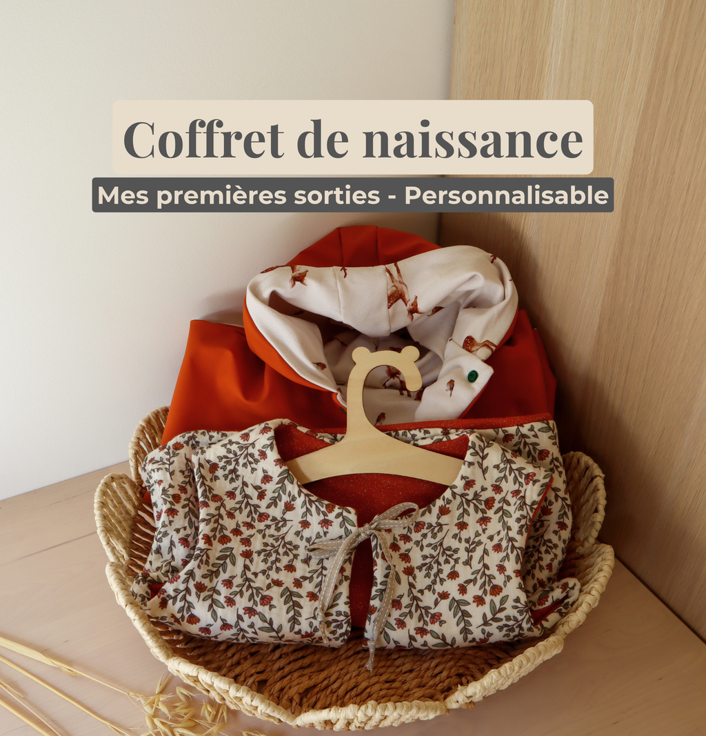 Coffret naissance personnalisable premières sorties