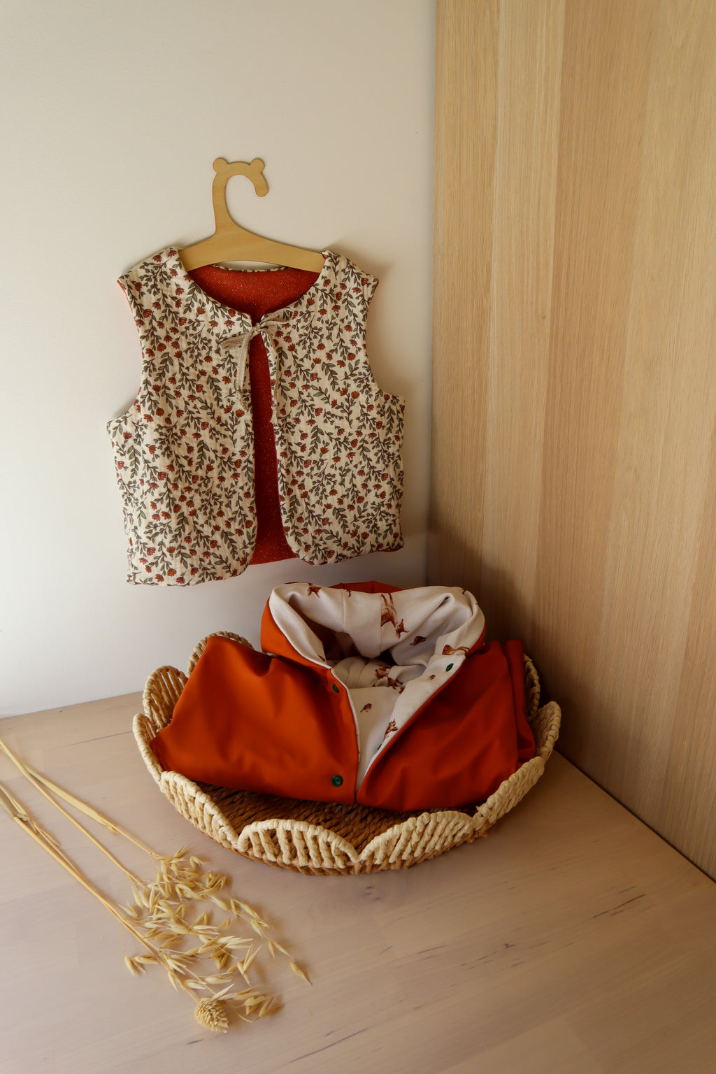Coffret naissance poncho et gilet bébé
