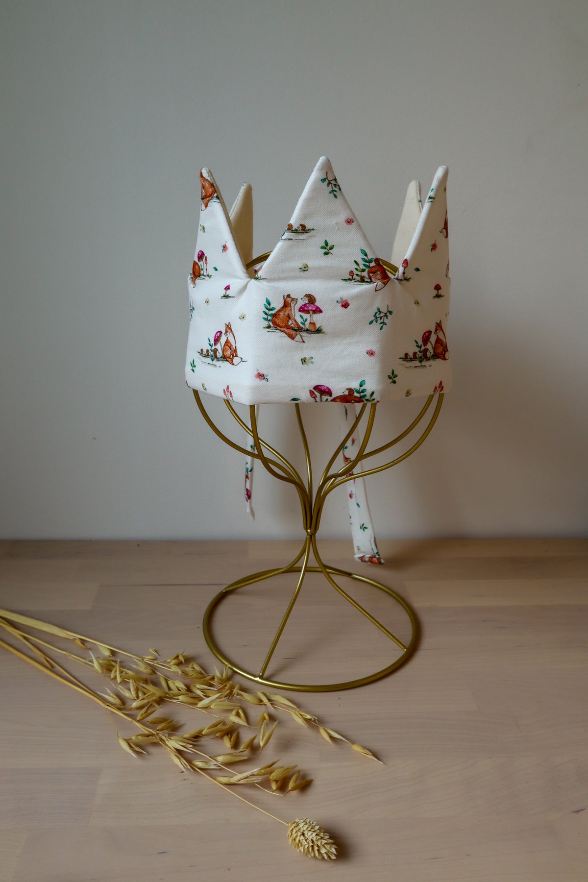 Couronne tissu fait main personnalisable