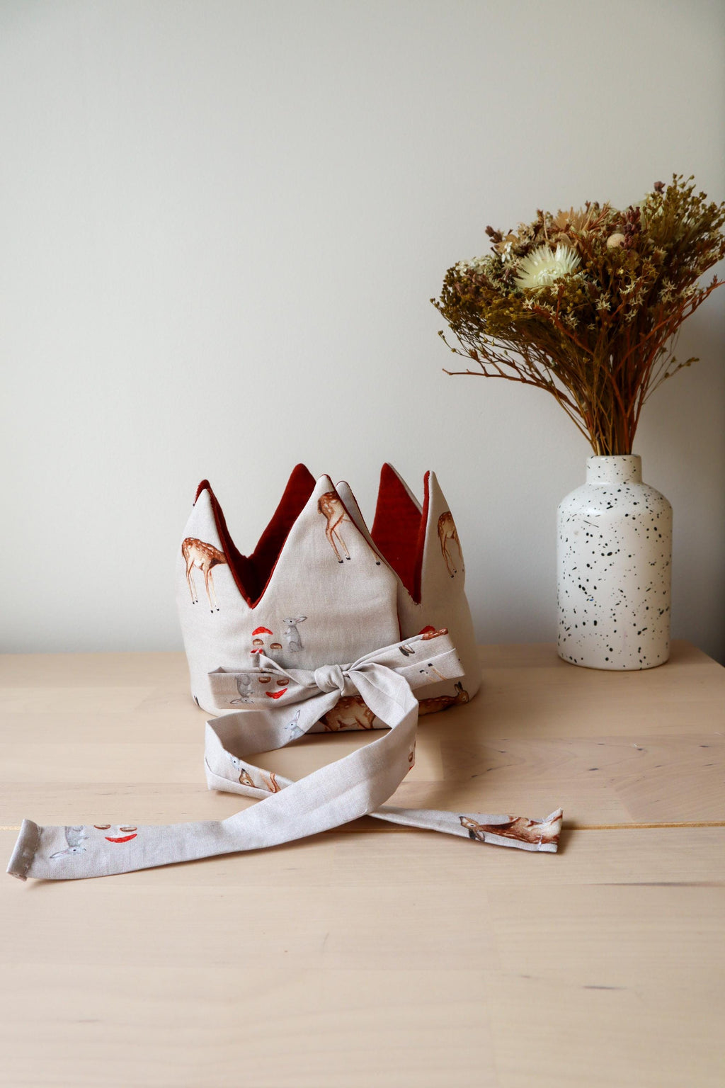 Couronne en tissu taille ajustable