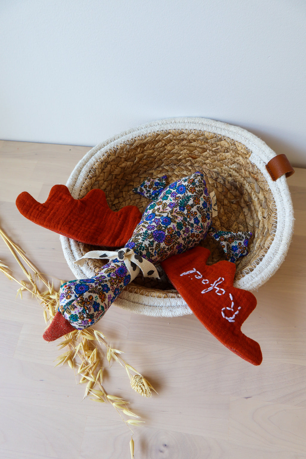 Doudou oie personnalisée avec prénom brodé
