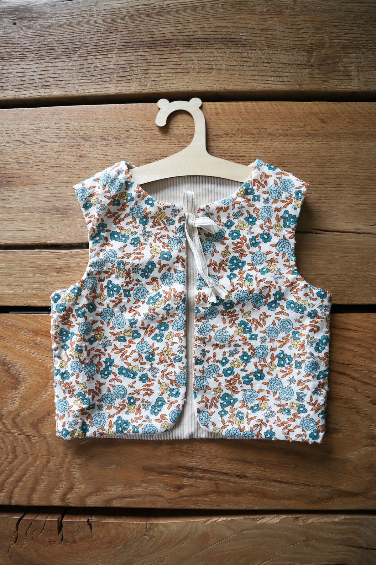 Gilet de berger fait main bébé