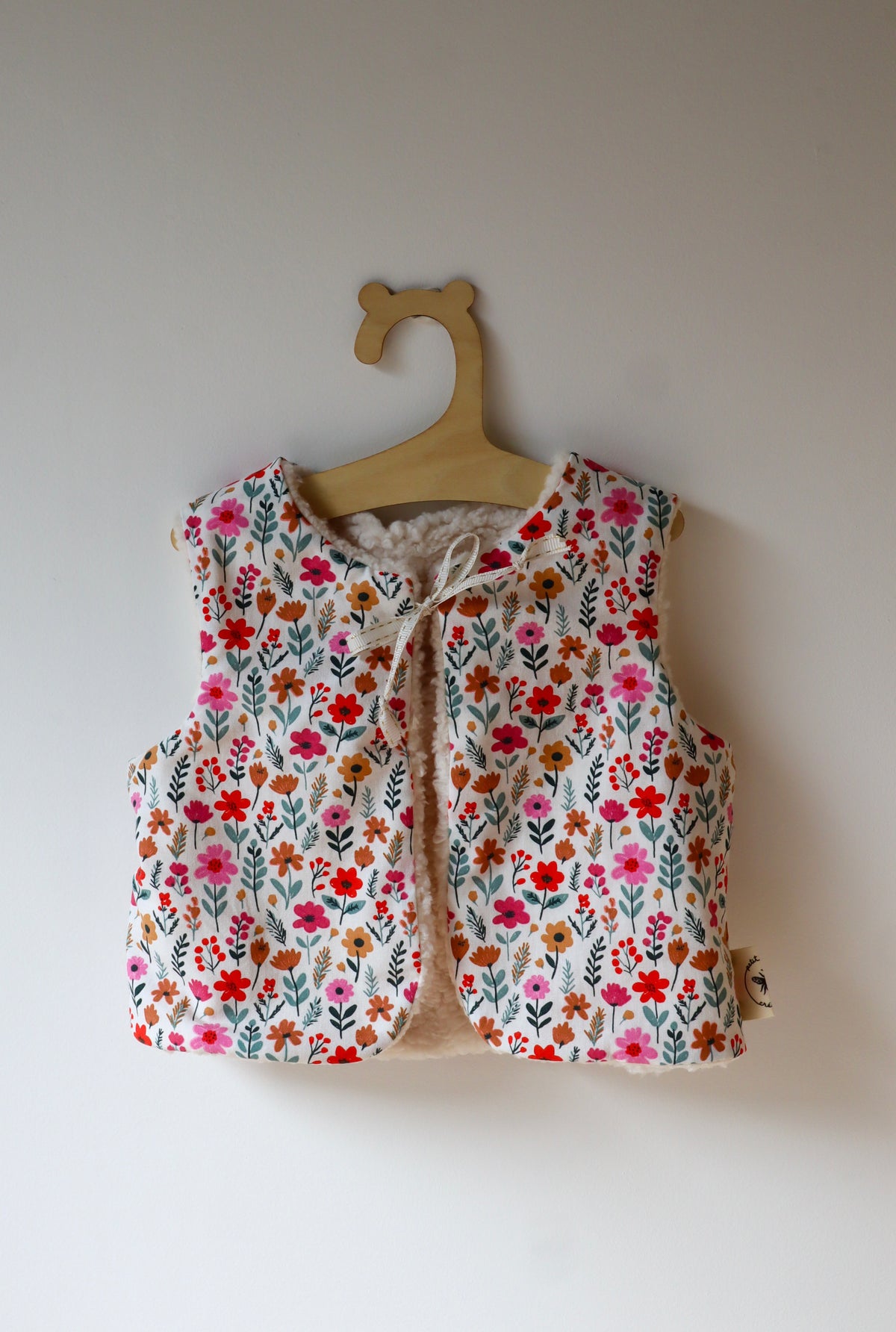 Gilet sans manche reversible bebe et enfant