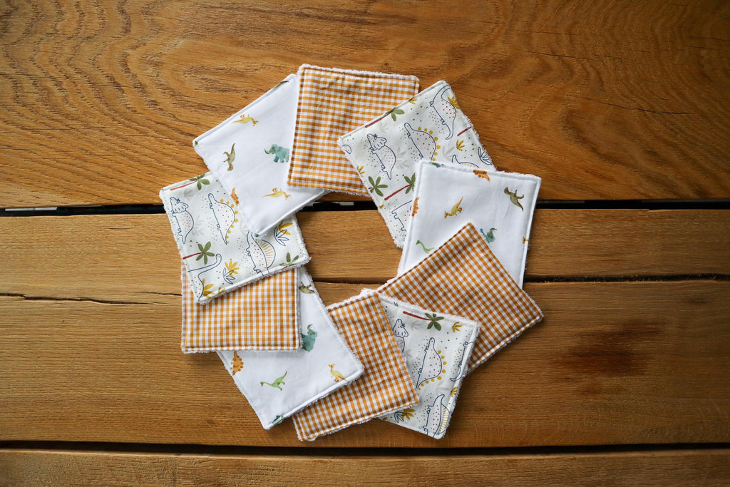 Lingettes réutilisables bébé fait main
