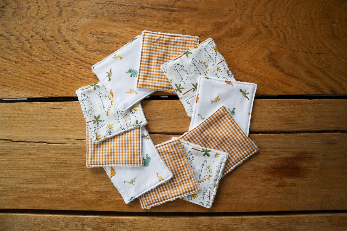 Lingettes réutilisables bébé fait main