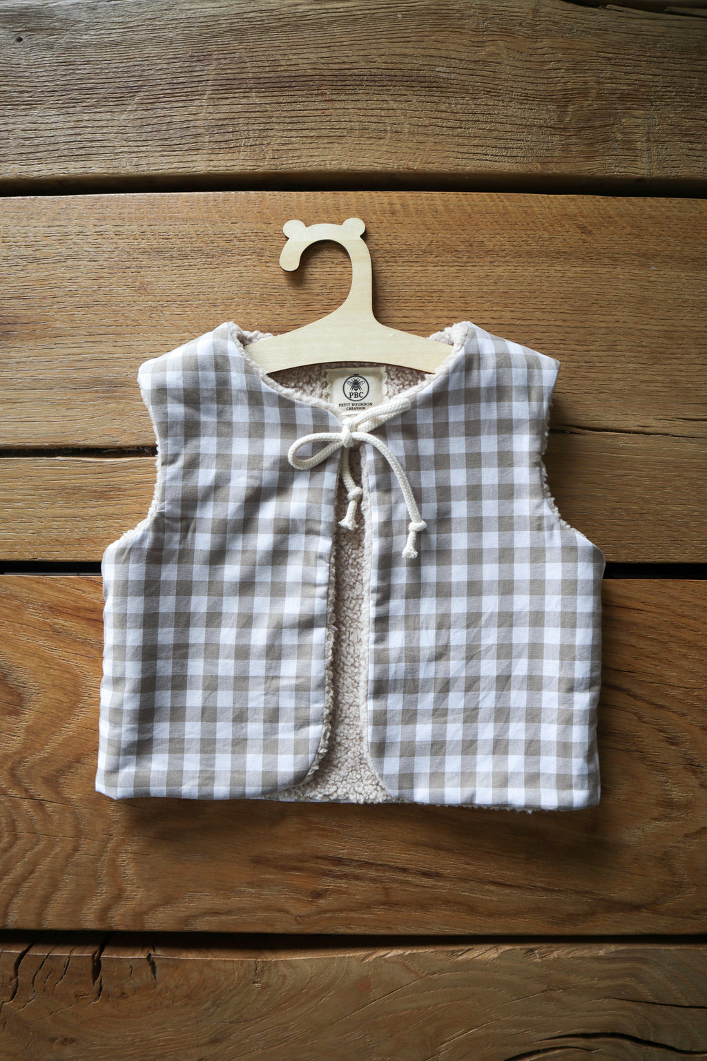 Manteau enfant artisanal fait main