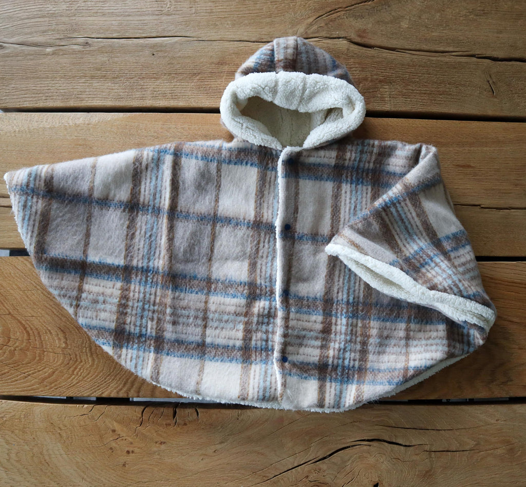Poncho enfant tissu certifié Oeko-Tex