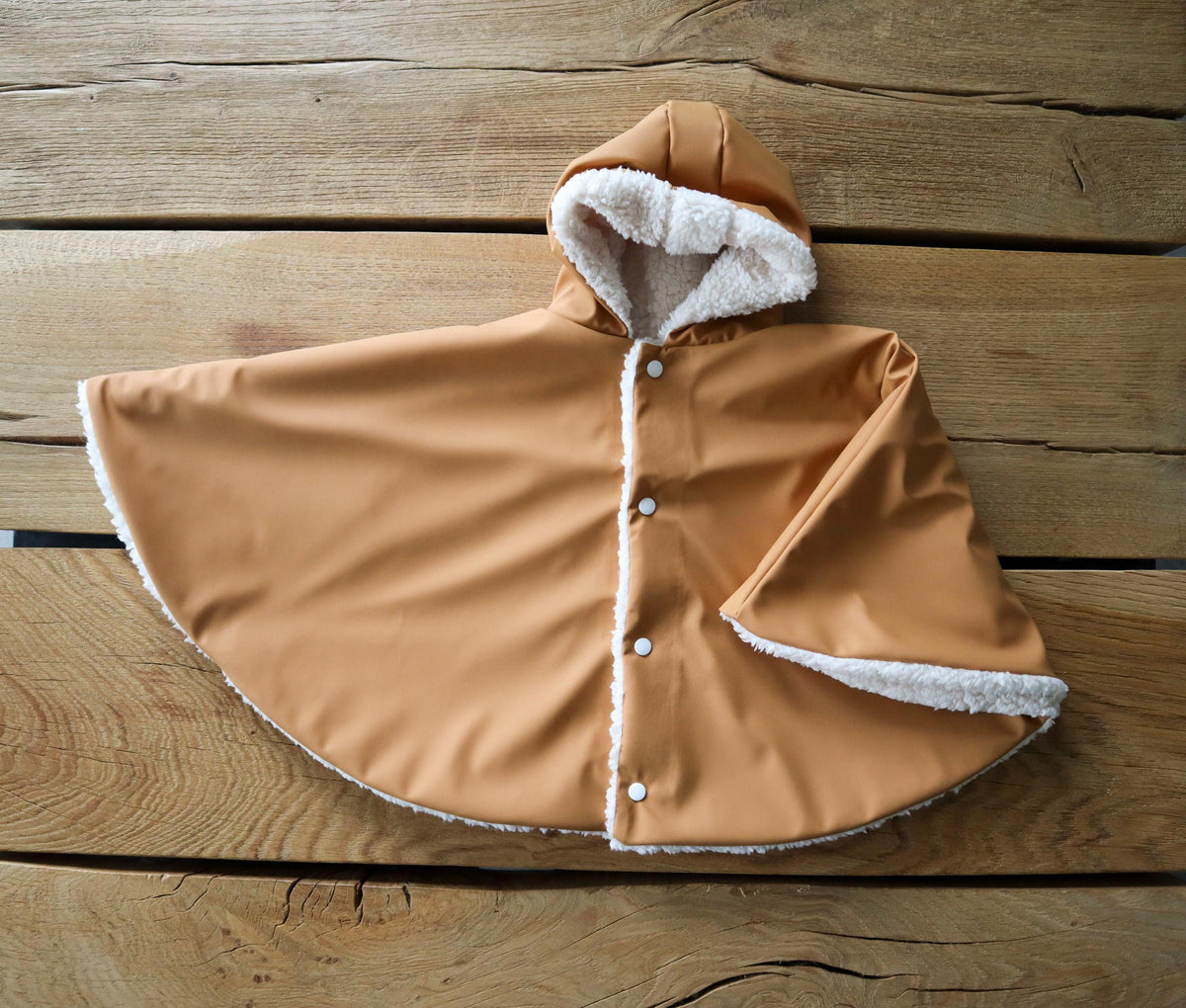 Poncho imperméable réversible bébé enfant