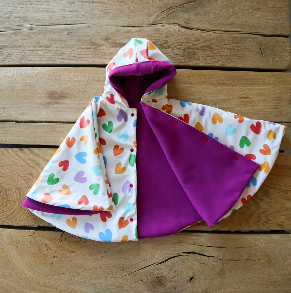 Poncho personnalisé tissu sur commande