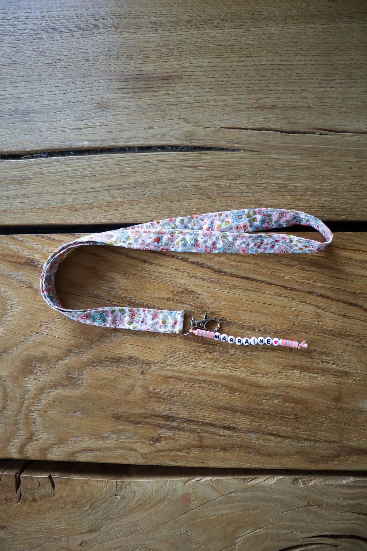 Porte-badge personnalisable fait main