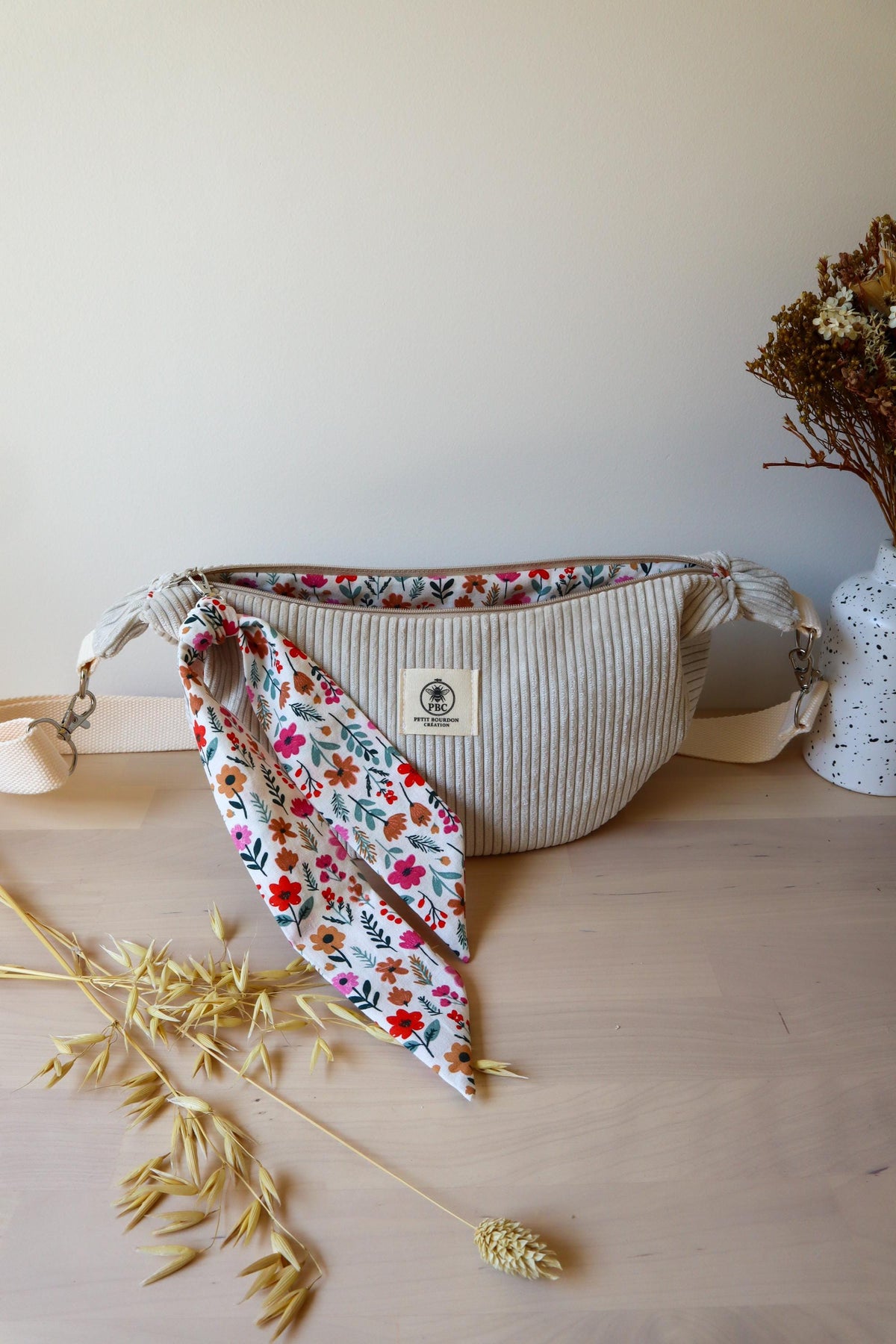 Sac demi-lune Petit Bourdon Création