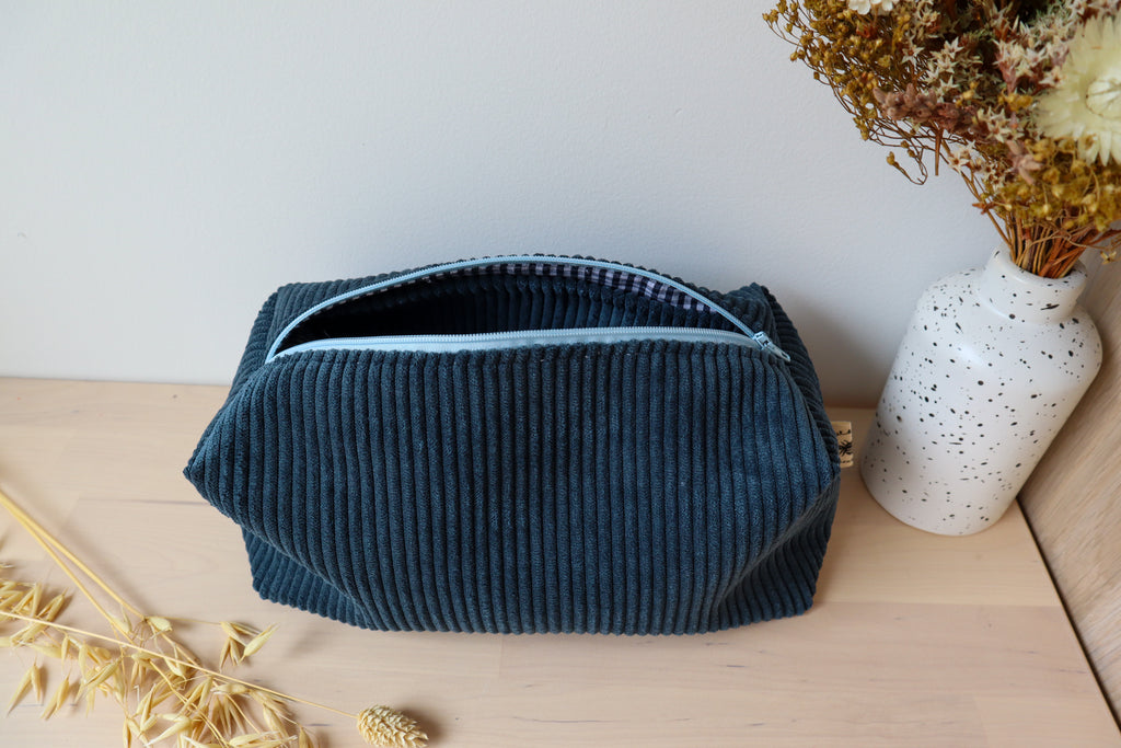 Trousse de toilette rangement voyage fait main