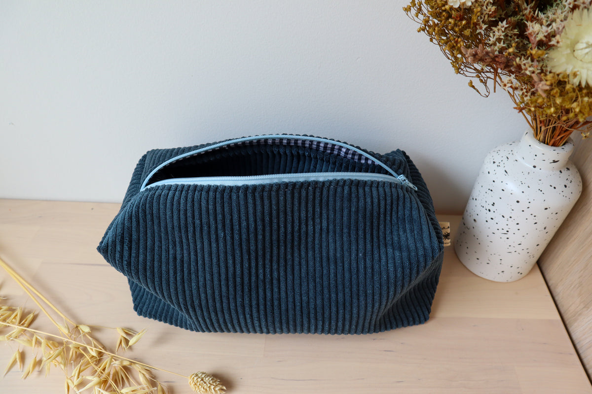Trousse de toilette rangement voyage fait main